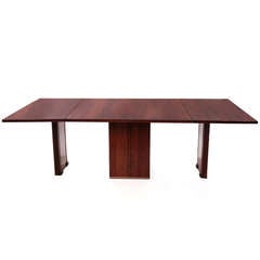 Tobia & Afra Scarpa Expandable Walnut Dining Table