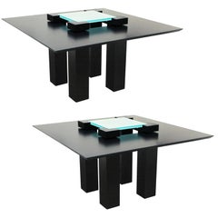 Pair of Modernistic Tables by Heidsieck, 1990's