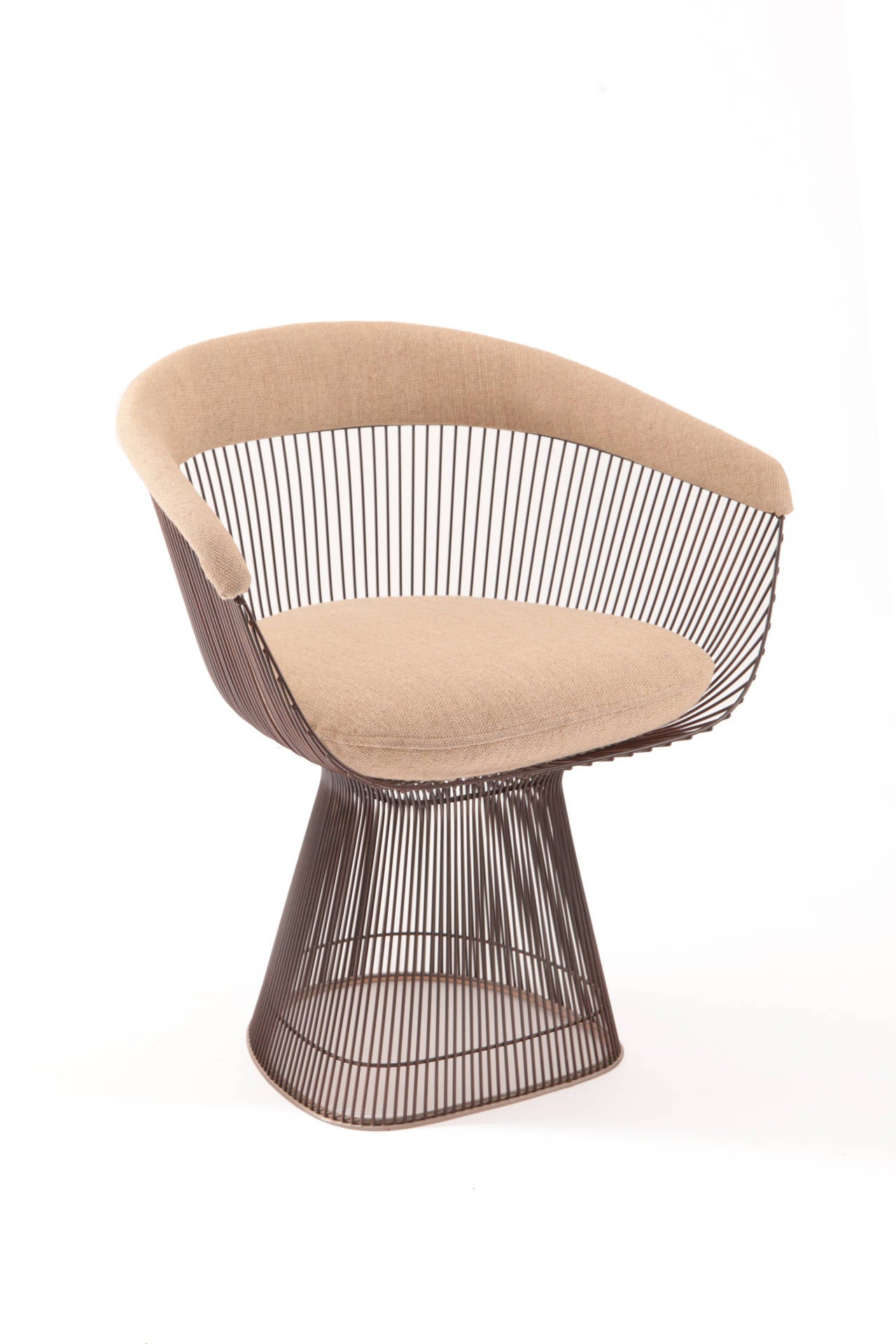 Warren Platner Knoll Bronze Dining Table and Chairs 4