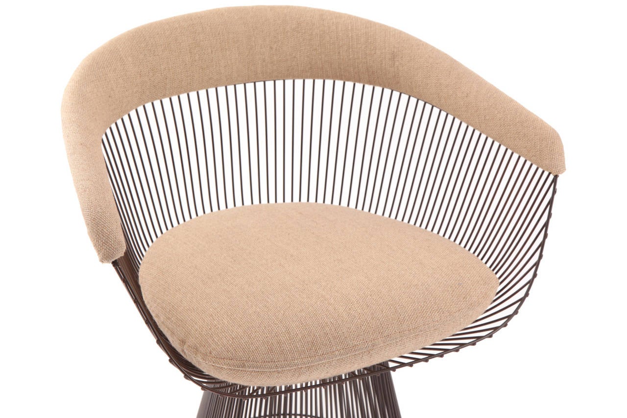Warren Platner Knoll Bronze Dining Table and Chairs 2