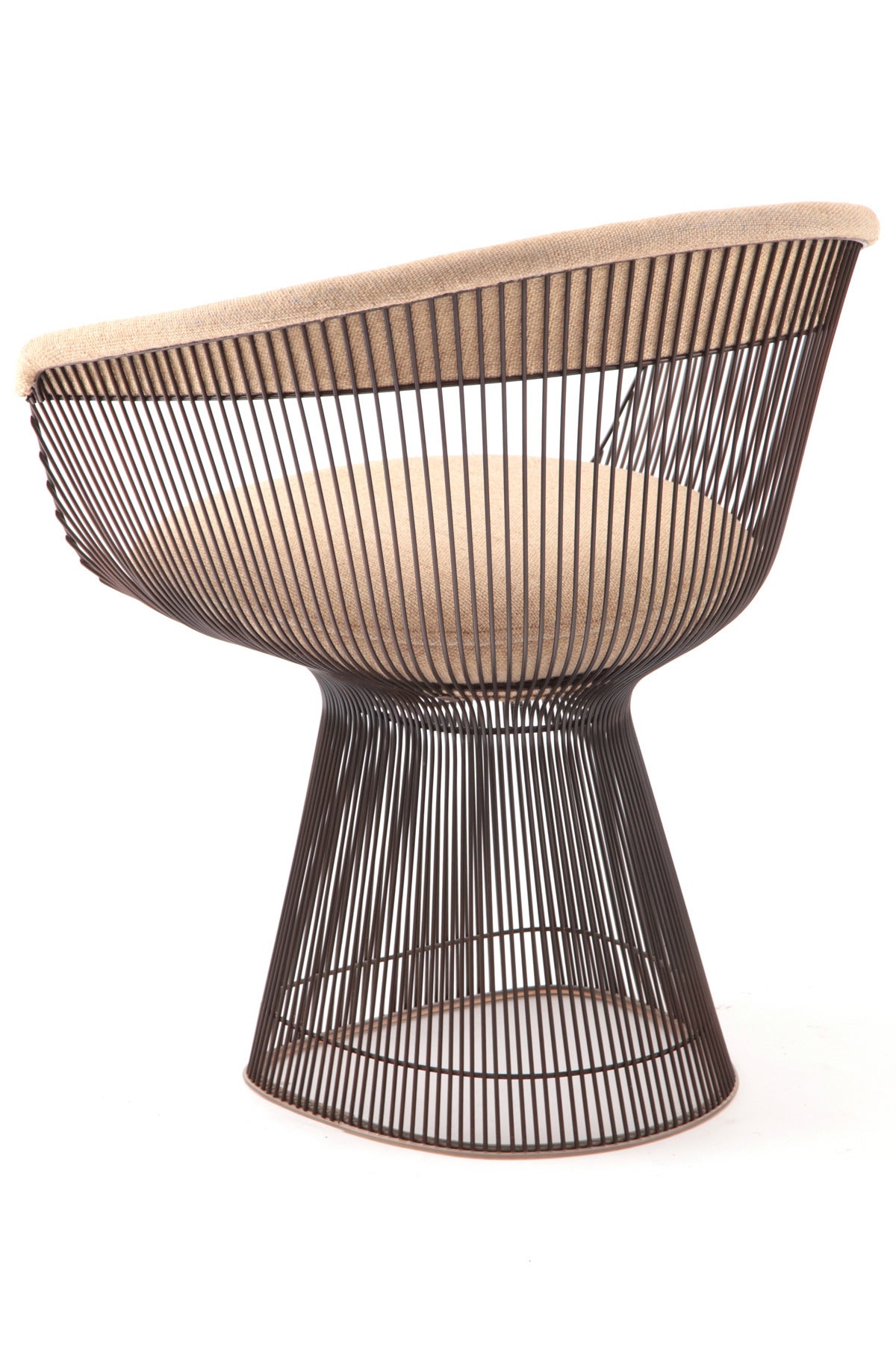 Warren Platner Knoll Bronze Dining Table and Chairs 1