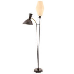 Rare Adjustable Floor Lamp by Hans Bergstrom