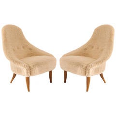 Pair of Lounge Chairs by Holmquist