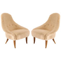 Pair of Lounge Chairs by Holmquist