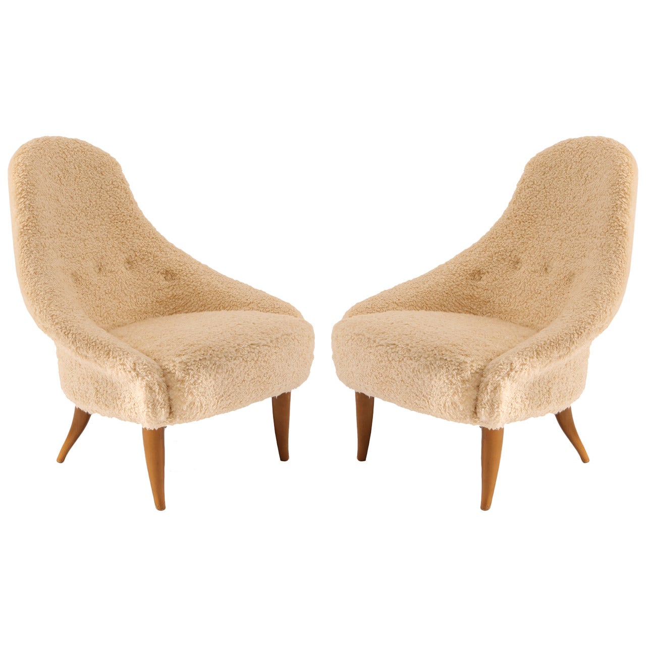 Pair of Lounge Chairs by Holmquist