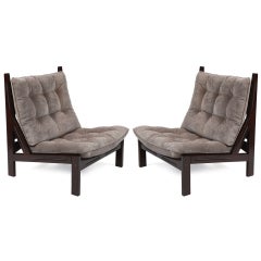 Striking Lounge Chairs by Illum Wikkelso 3