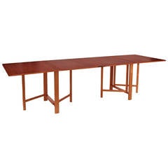 Bruno Mathsson Teak and Beech Maria Dining Table