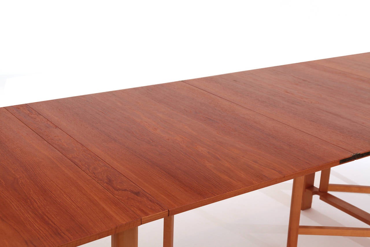 Bruno Mathsson Teak and Beech Maria Dining Table 1