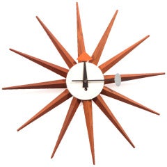 Horloge originale George Nelson Howard Miller Spike Clock