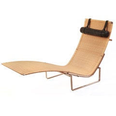 Chaise Longue di Poul Kjærholm per Fritz Hansen