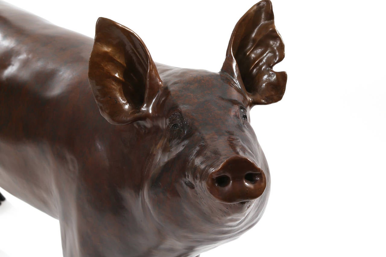pig sculpture for sale