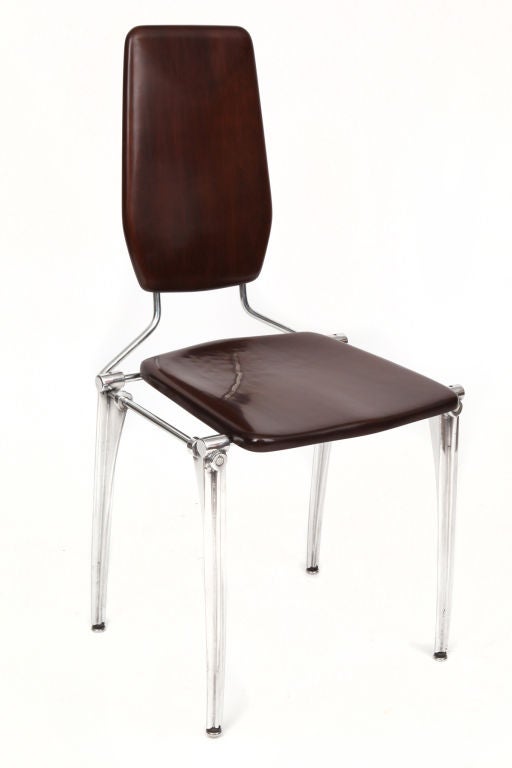 Mirror Polished Robert Josten Table & Chairs