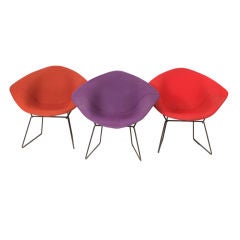 Early Harry Bertoia for Knoll Diamond Chairs