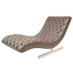 Extraordinary Chaise by Milo Baughman for Thayer Coggin