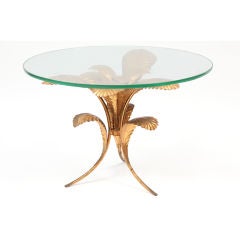 Italian Gold Leaf Palm Frond Table