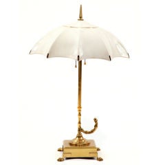 Whimsical Italian Umbrella Table Lamp