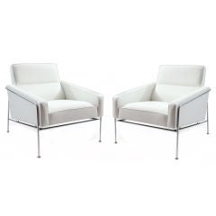 Pair of Arne Jacobsen 3300 Chairs