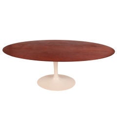 Used Eero Saarinen for Knoll Oval Dining Table
