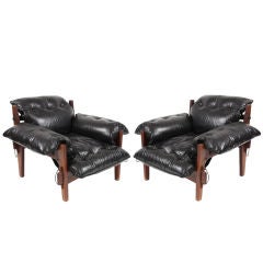 Sergio Rodrigues Poltrona Moleca Lounge Chairs