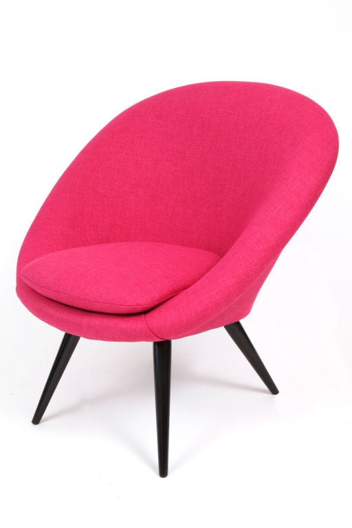 Stunning Sixties Pink Italian Lounge Chairs at 1stdibs