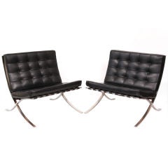 Vintage Early Knoll Mies Van Der Rohe Barcelona Chairs