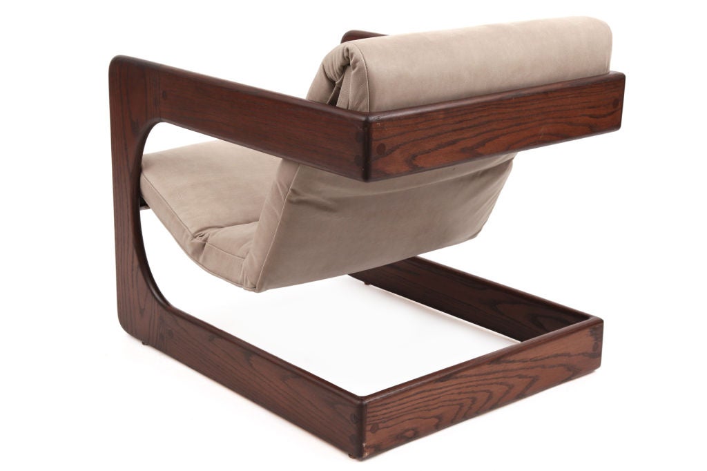 American Cantilevered Lounge Chairs by Lou Hodges