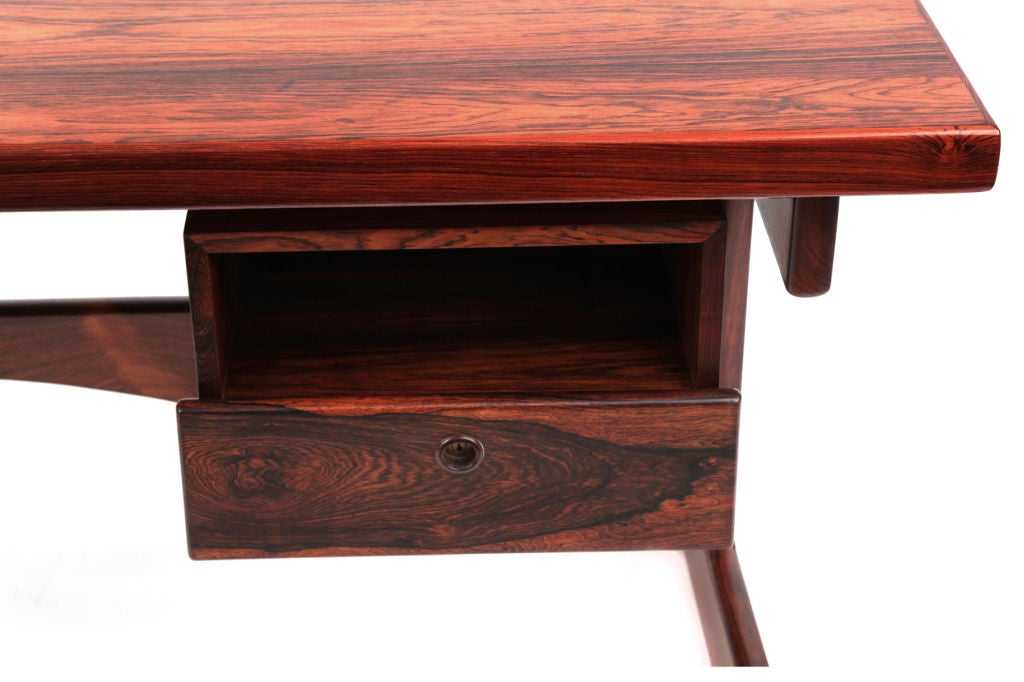 Rosewood Desk by Sergio Rodrigues 1
