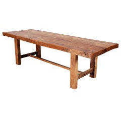 Arts and Crafts Period Elm Farm Table