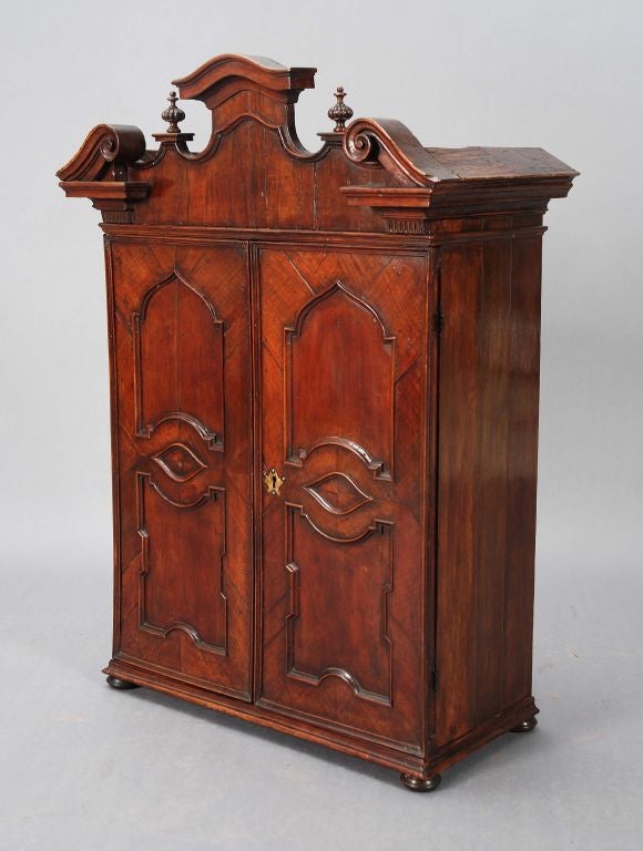 18th Century and Earlier Italian Wall Cabinet For Sale