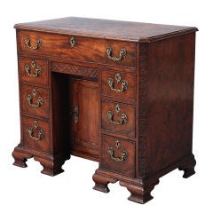 Chippendale Period Kneehole Chest