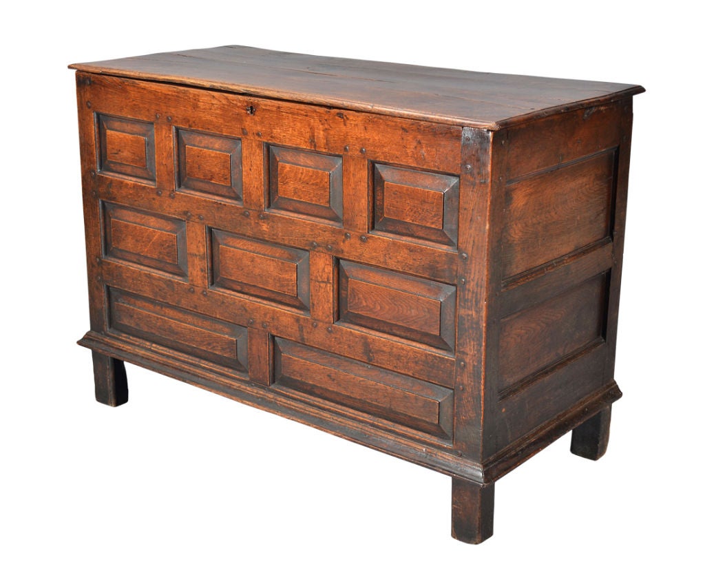 Tall Paneled-Front Coffer