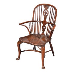 18th Century Windsor Chair on Cabriole Legs