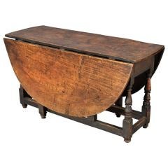 An Early Oak Gate-Leg Table