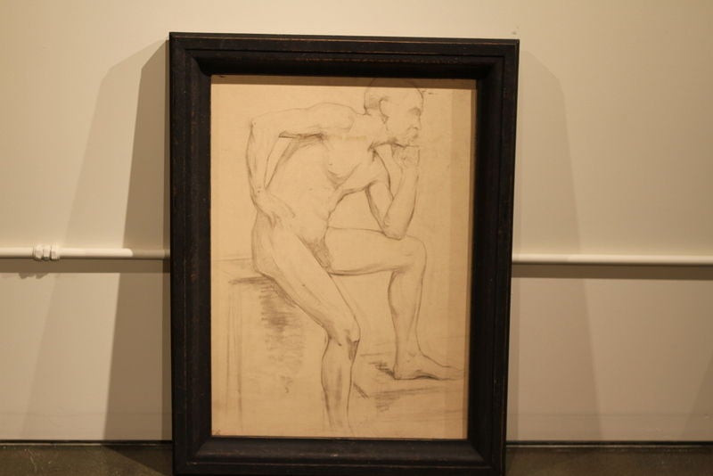 framed pencil drawings