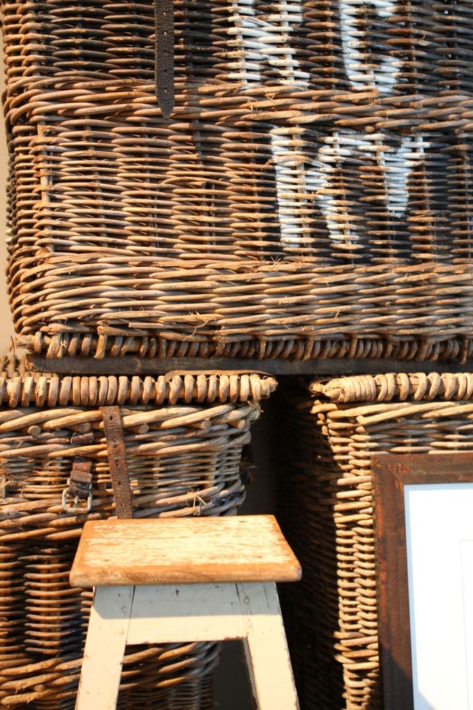 English Garment Factory Worker Baskets For Sale
