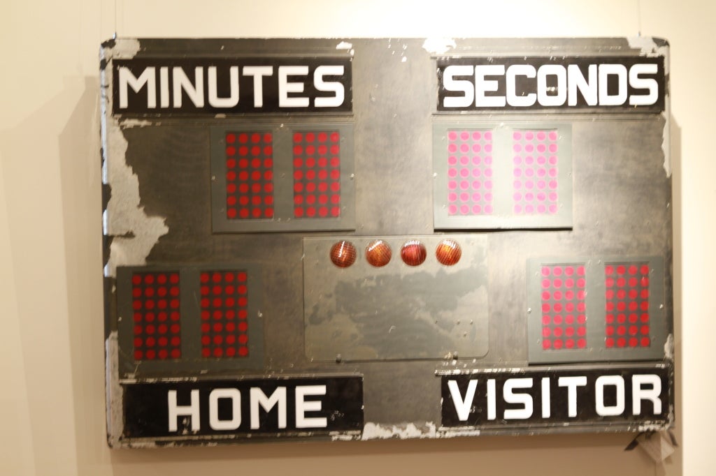 Vintage scoreboard at 1stDibs