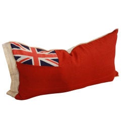 Vintage British Ensign flag pillow