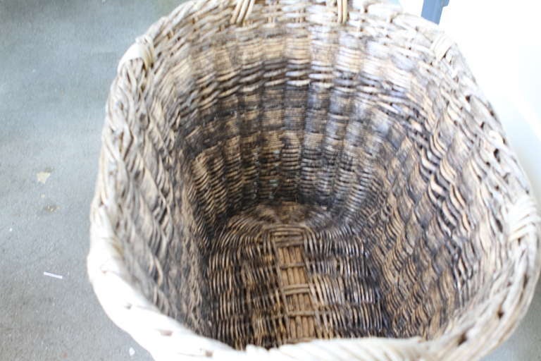 French Vintage Champagne Basket For Sale