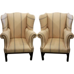 Pair of Ralph Lauren wing chairs