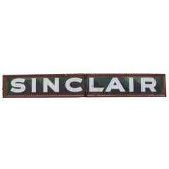 Vintage Sinclair Oil Co. sign
