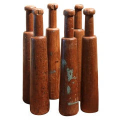 Set of 6 Indian Clubs