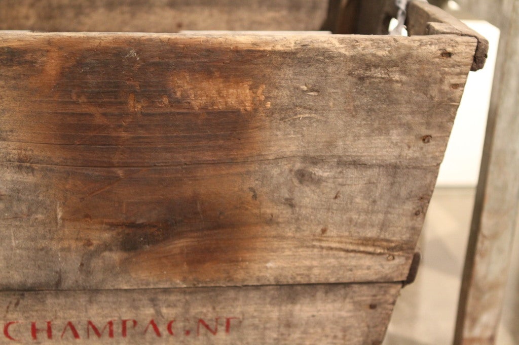 French Old Grape crate