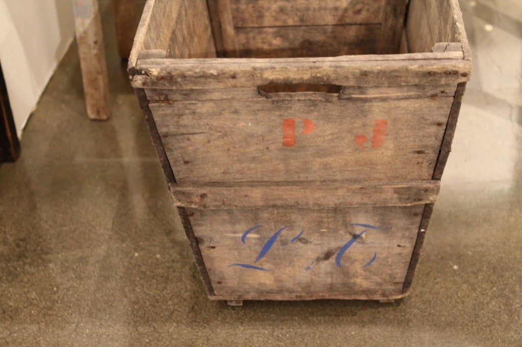 Wood Old Grape crate