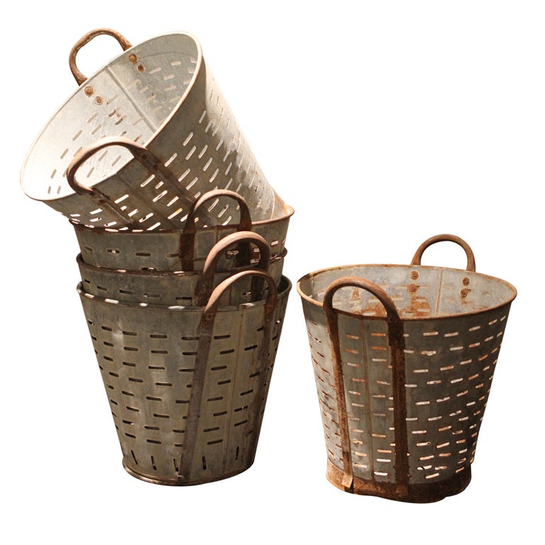 Vintage Oyster Baskets For Sale