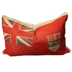 Vintage Old Canadian Ensign pillow