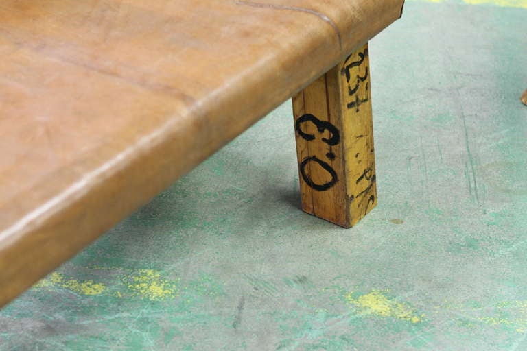 Vintage French Leather Pommel Horse In Good Condition In Newport Coast, CA