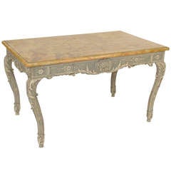 Painted Louis XV Writing Table