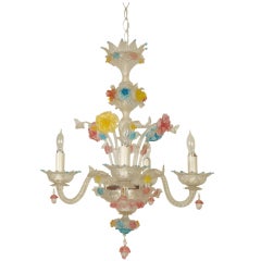 Vintage Murano glass chandelier