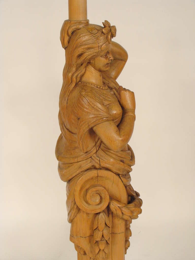 Carved Figural Lamps 3