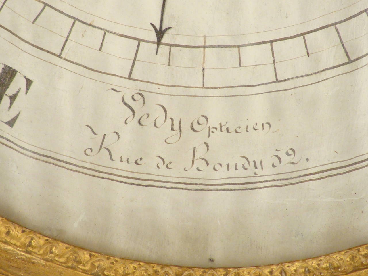 Louis XVI Style Giltwood Barometer 2